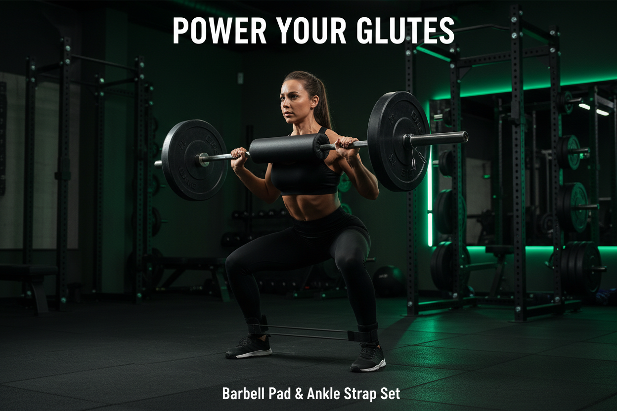 Barbell Pad & Ankle Strap Set
